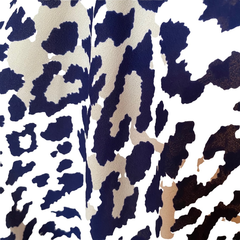 Lush Navy Leopard Hi-Lo Top Small - Picture 5 of 7
